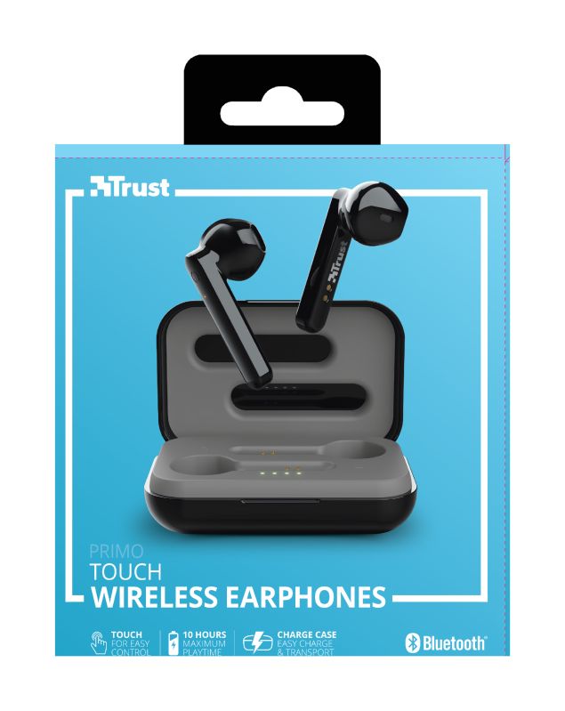 Trust Primo Touch Bluetooth Wireless Headset Black