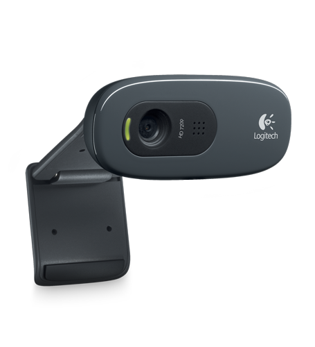 Logitech C270 HD Webkamera Black