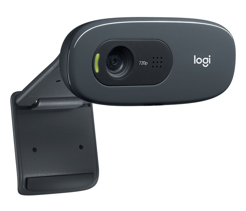 Logitech C270 HD Webkamera Black