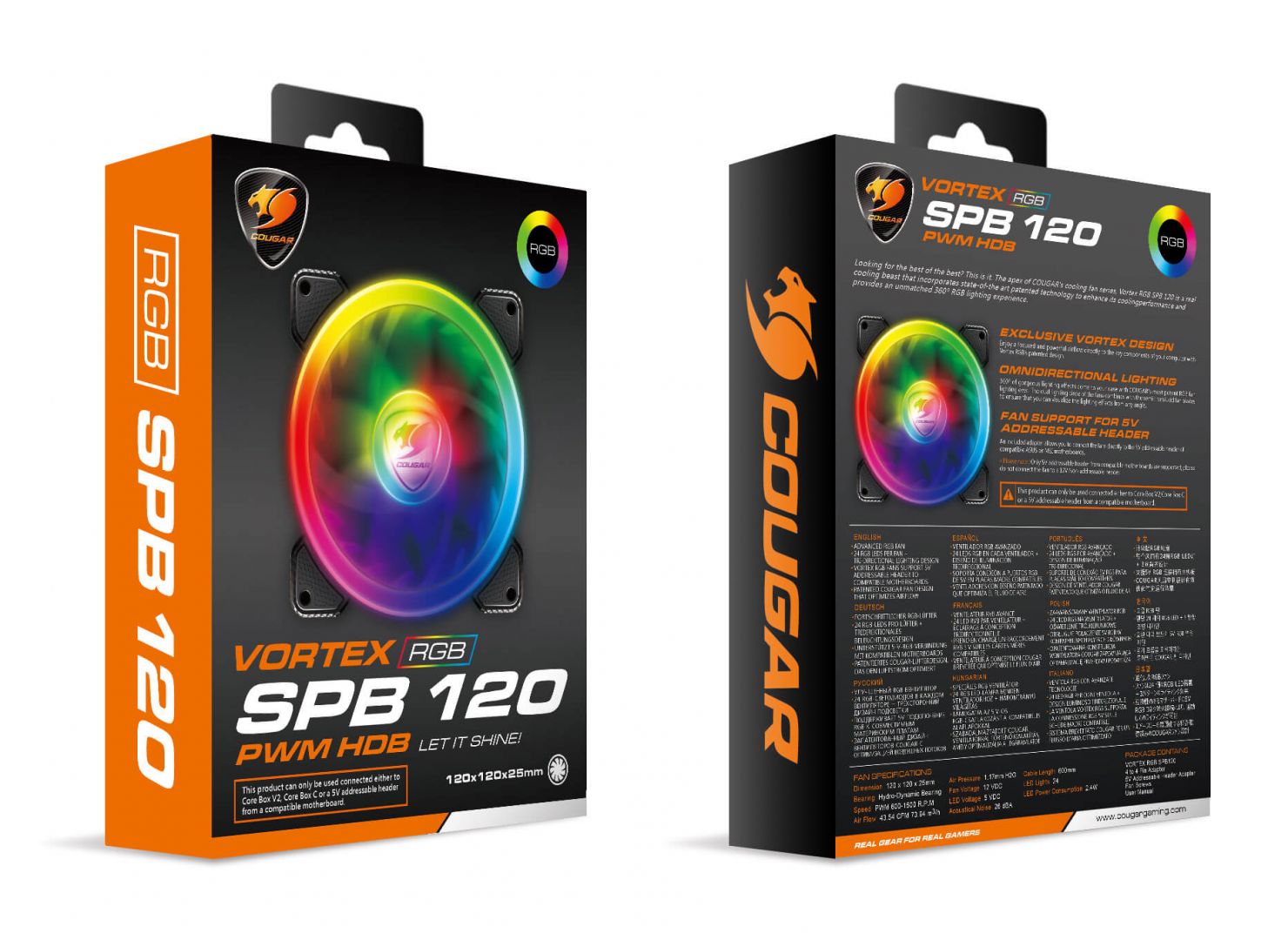 Cougar Vortex SPB 120 RGB