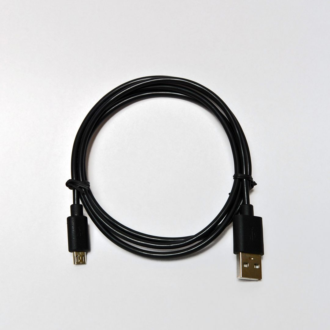 Hama MicroUSB Adatkábel Szövet Black