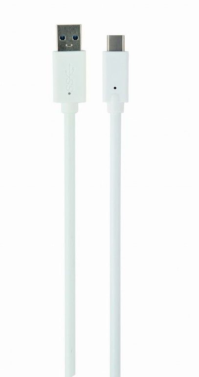 Gembird CCP-USB3-AMCM-W-0.1M USB 3.0 AM to Type-C cable (AM/CM), 0,1m White