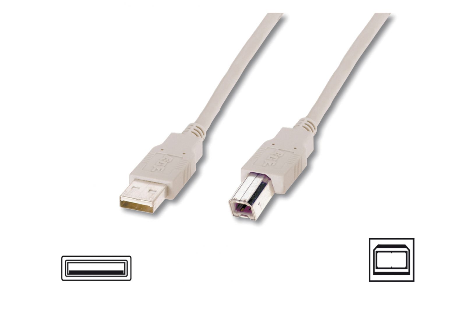 Assmann USB 2.0 connection cable, type A - B