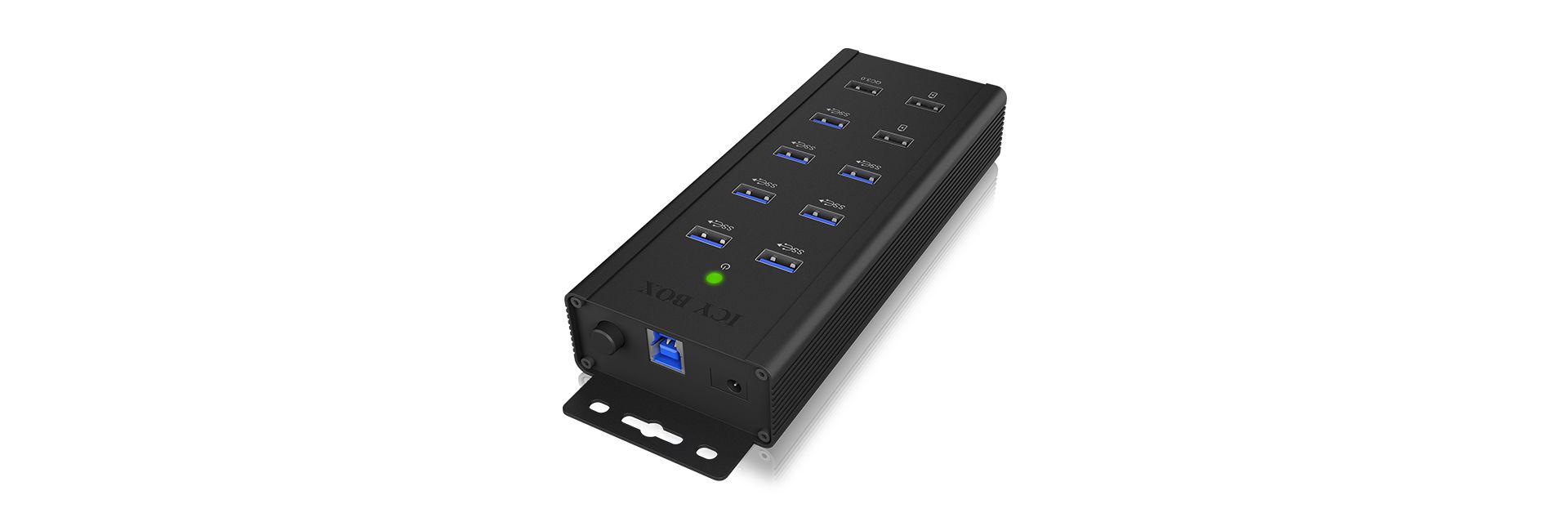 Raidsonic IcyBox IB-HUB1703-QC3 7 port USB 3.0 Hub with 3 charge ports
