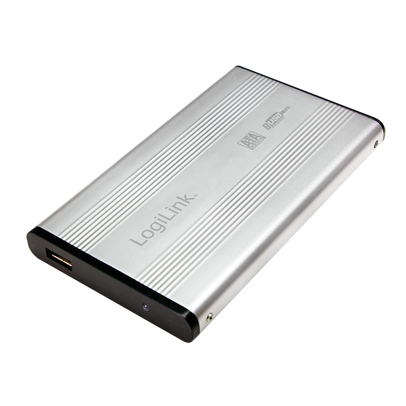 Logilink 2,5" SATA USB 2.0 Aluminium Silver