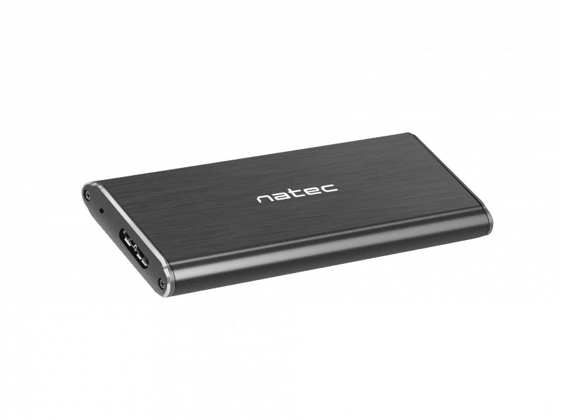 natec Rhino M.2 External HDD enclosure Black