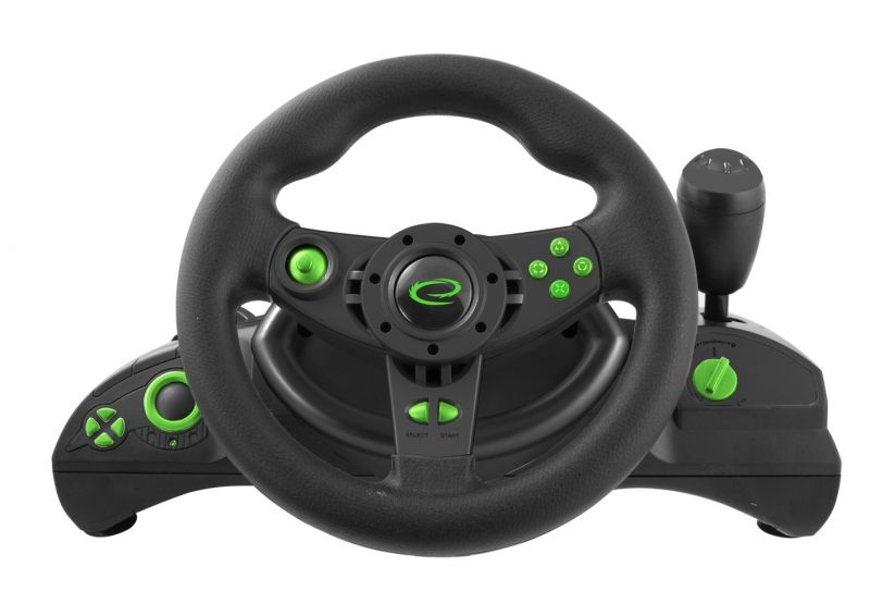 Esperanza Nitro USB Kormány Black/Green