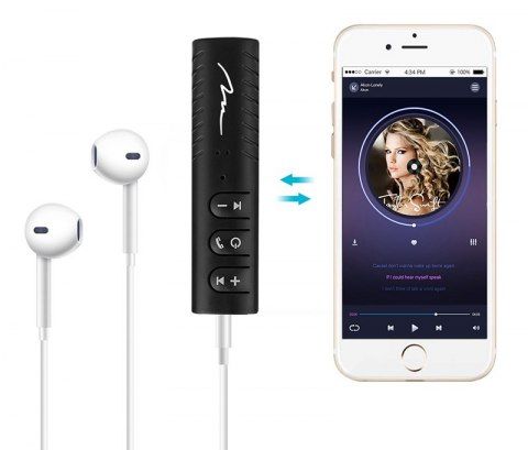 Media-Tech Bluetooth Audio Adapter Black