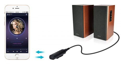Media-Tech Bluetooth Audio Adapter Black