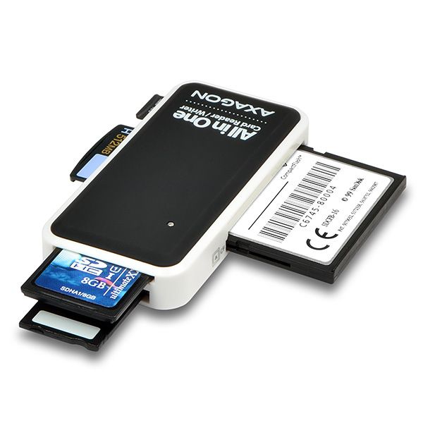 AXAGON CRE-X1 External 5-slot CardReader Black/White