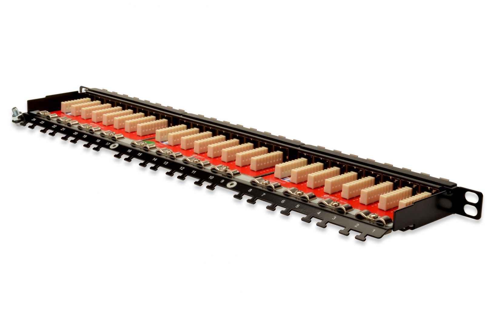 Digitus CAT 6A Class EA patch panel, shielded, 0.5U