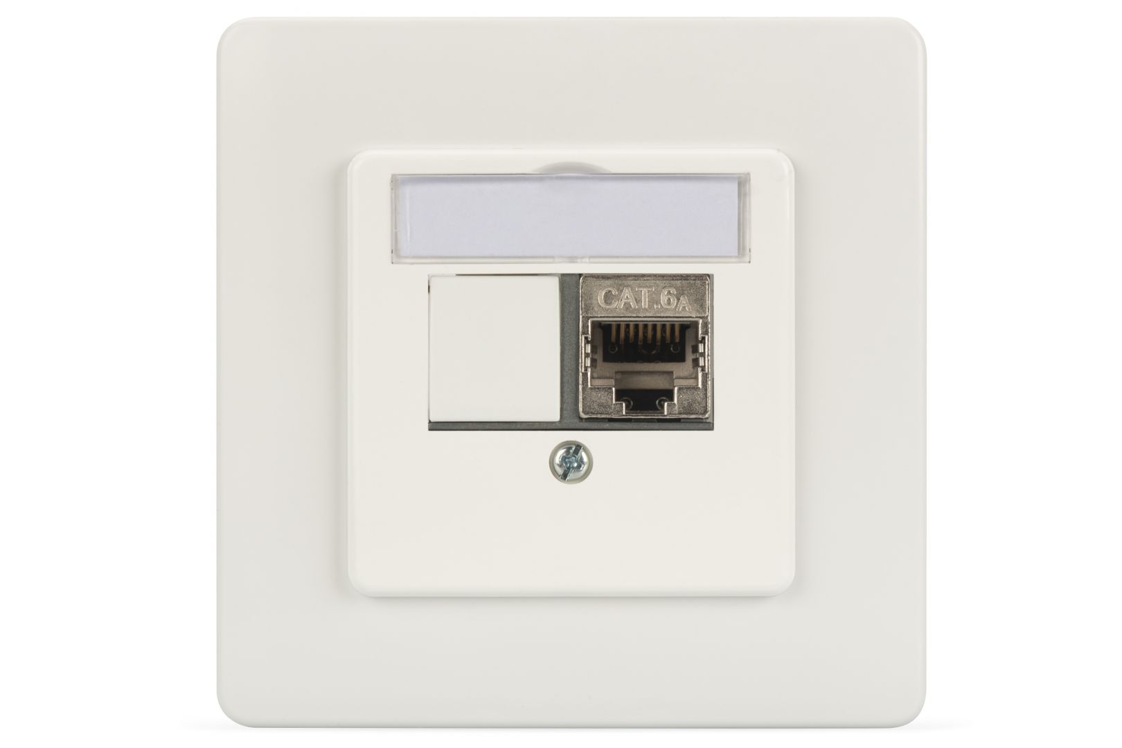 Digitus Face plate for Keystone Jacks, 2x RJ45