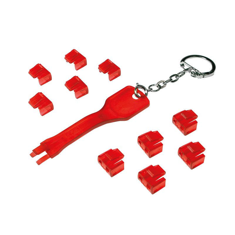 Logilink MP0042 RJ45 port blocker (1x key, 10x locks)