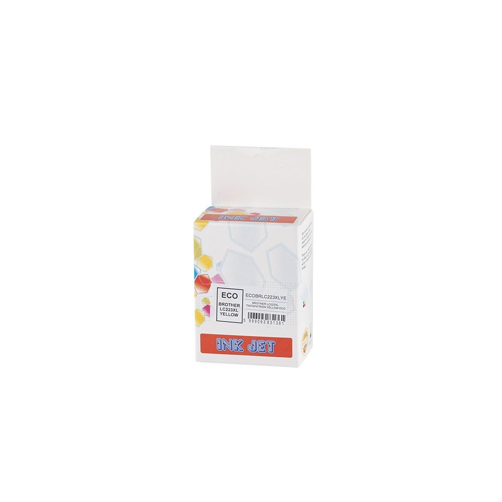 ECO Brother LC223XL tintapatron yellow, ECO