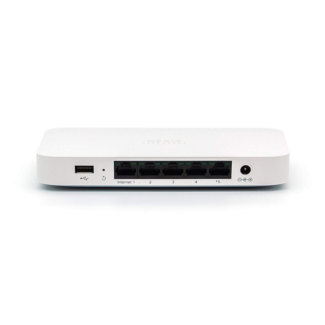 Cisco Meraki Go GX20 5 Port Security Gateway Cloud Managed Firewall & Router