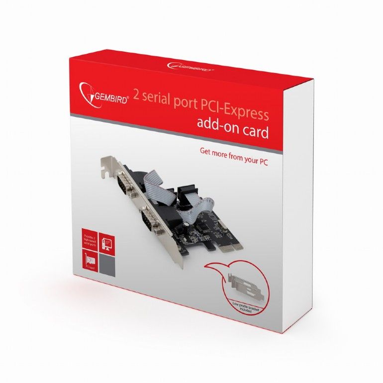 Gembird SPC-22 2 serial port PCI-Express add-on card