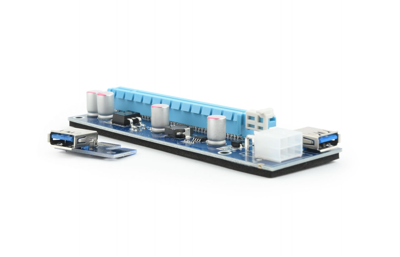 Gembird RC-PCIEX-03 PCI-Express riser add-on card PCI-ex 6-pin power connector