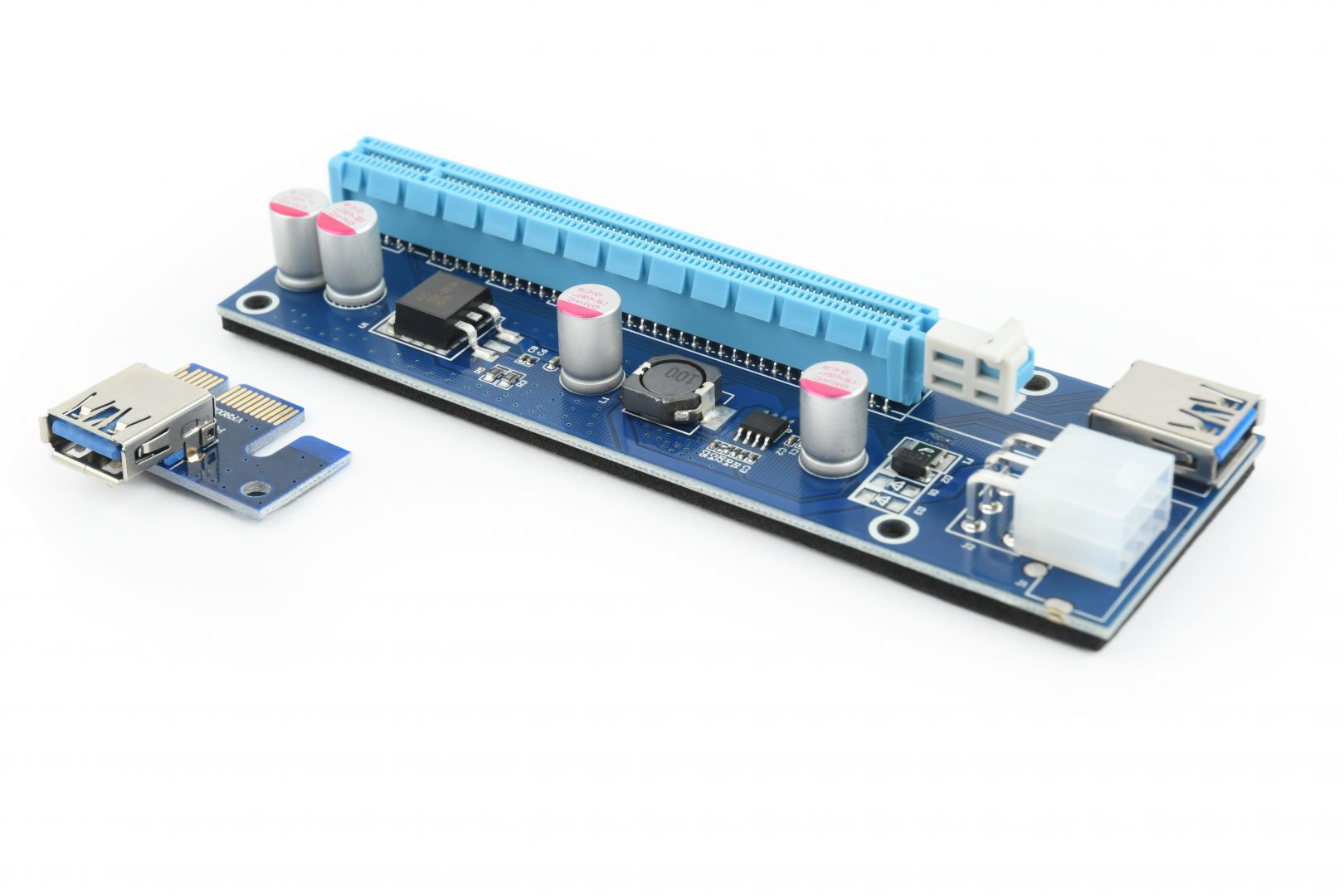 Gembird RC-PCIEX-03 PCI-Express riser add-on card PCI-ex 6-pin power connector