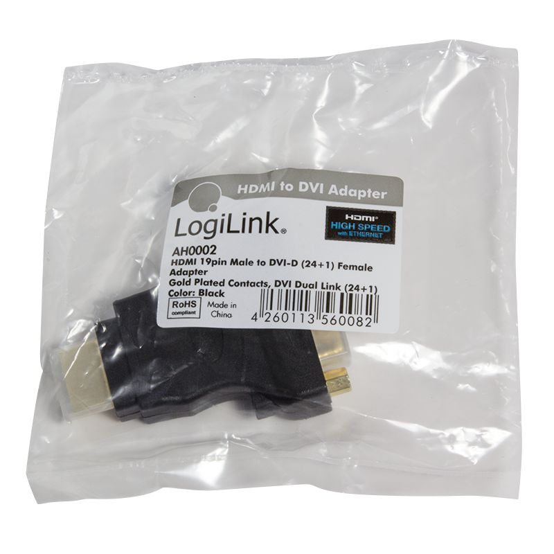 Logilink DVI-D (Dual Link) - HDMI Adapter