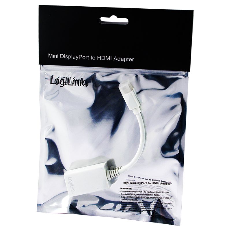 Logilink CV0036A miniDisplayPort 1.1 to HDMI with Audio adapter