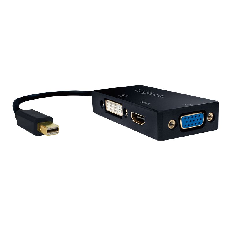 Logilink CV0110 4K miniDisplayPort to DVI/HDMI/VGA Converter