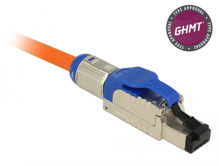 DeLock RJ45 Plug field assembly Cat.8 metal