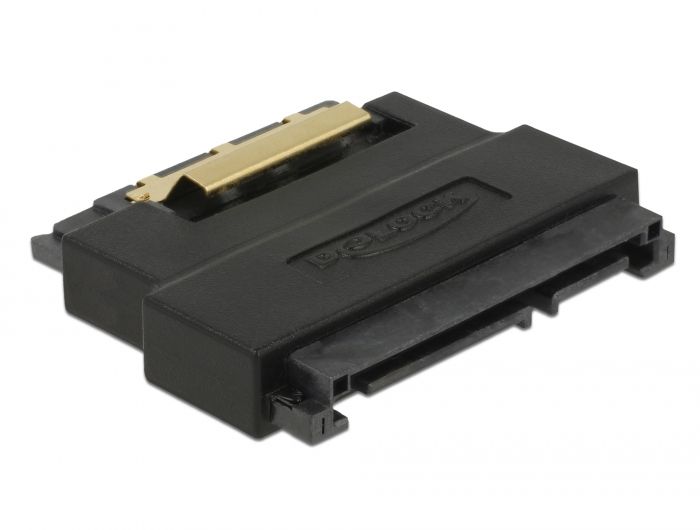 DeLock SATA 22 pin receptacle to plug with latch port saver adapter