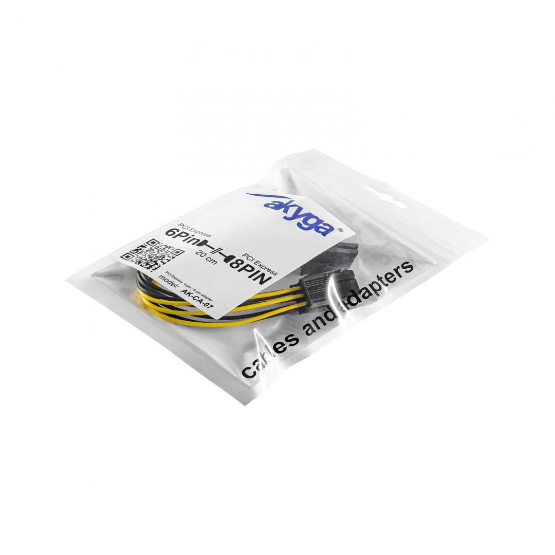 Akyga AK-CA-07 PCI Express 6-pin/6+2-pin Adapter