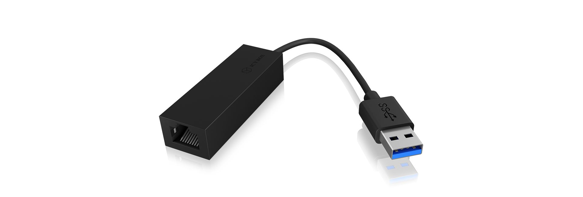 Raidsonic IcyBox IB-AC501a USB 3.0 to Gigabit Ethernet Adapter