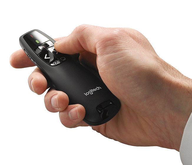 Logitech R400 Wireless Laser Presenter Black