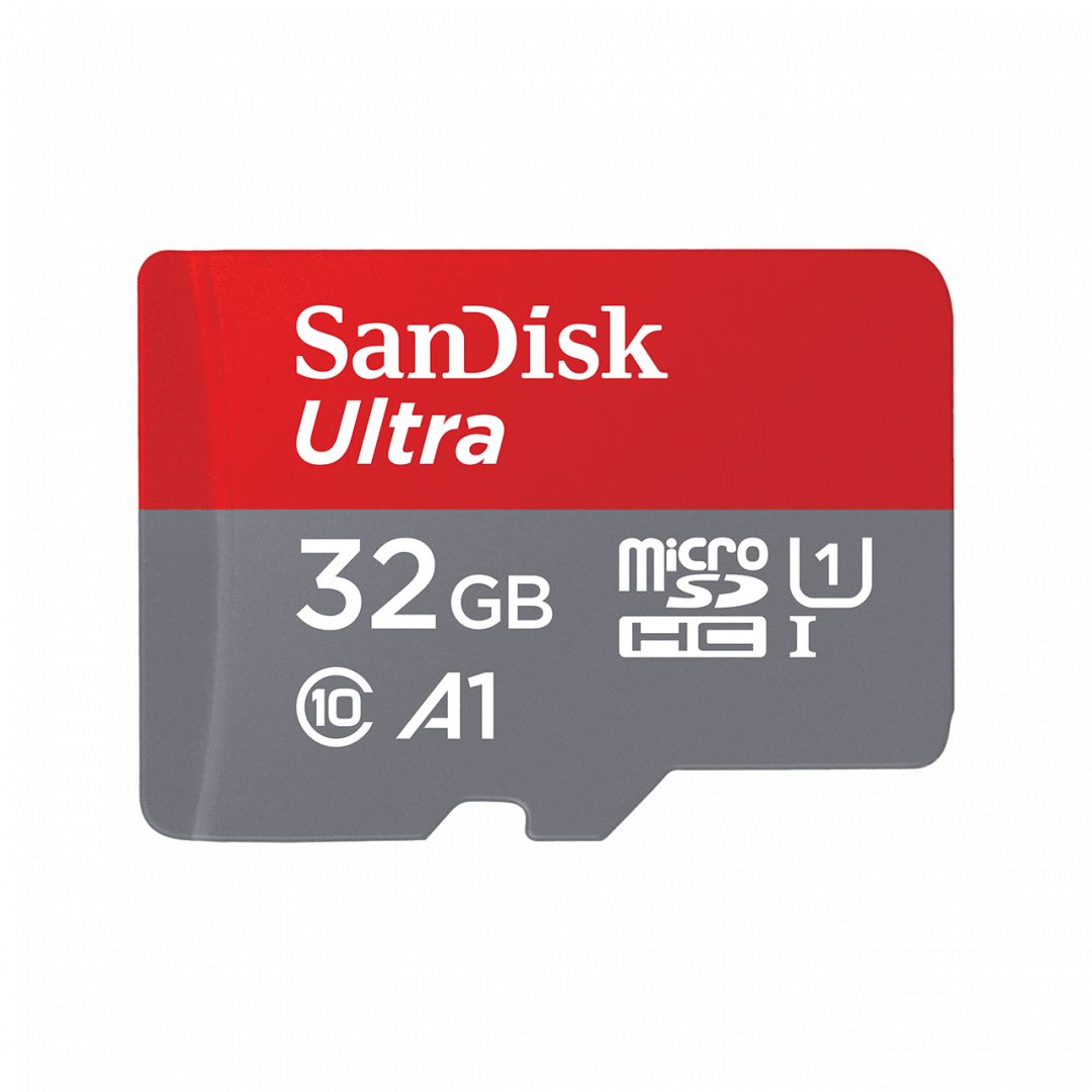 Sandisk 32GB microSDHC Ultra UHS-I A1 + adapterrel