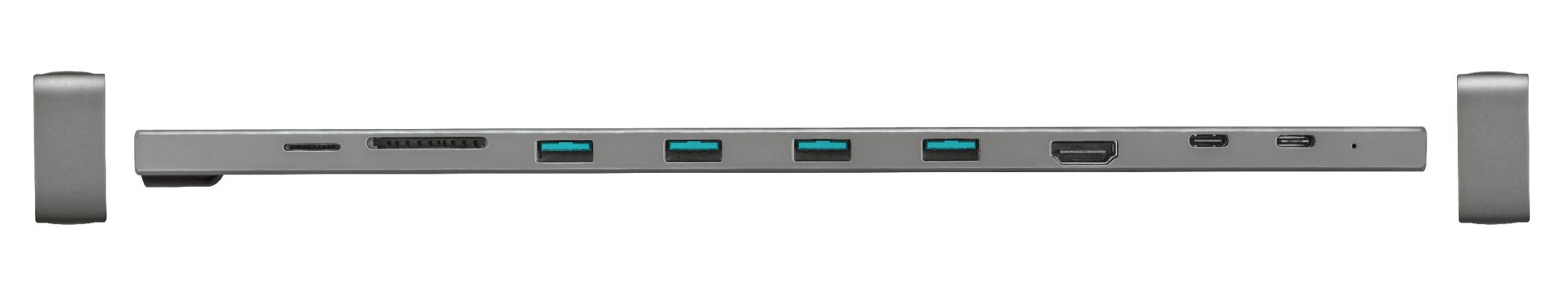 Trust Dalyx Aluminium 10-in-1 USB-C Multi-port Dock