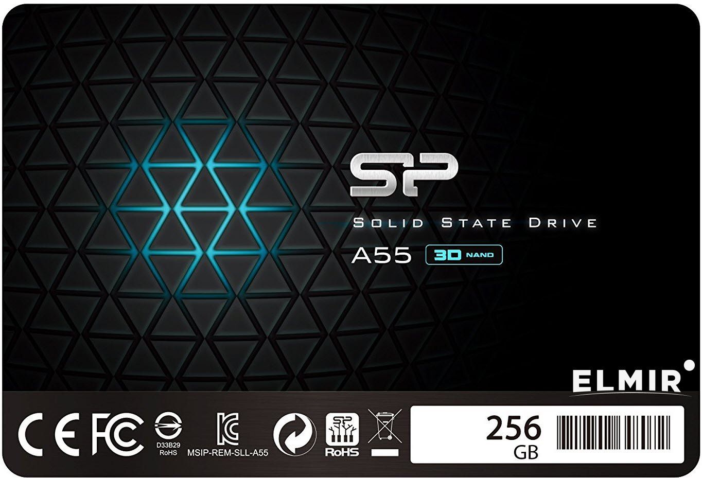 Silicon Power 256GB 2,5" SATA3 A55 Series SP256GBSS3A55S25