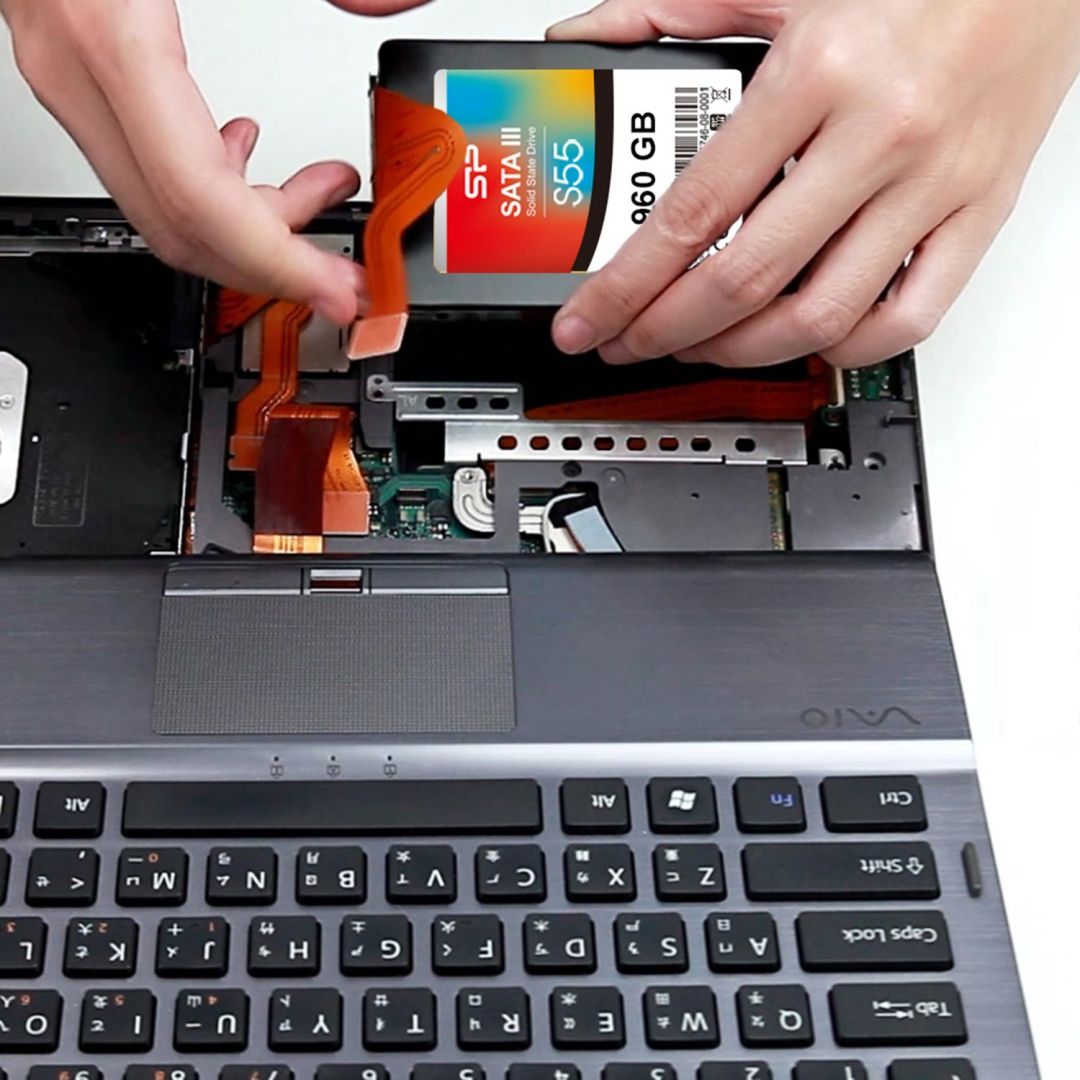 Silicon Power 960GB 2,5" SATA3 MLC Velox Slim S55 SP960GBSS3S55S25