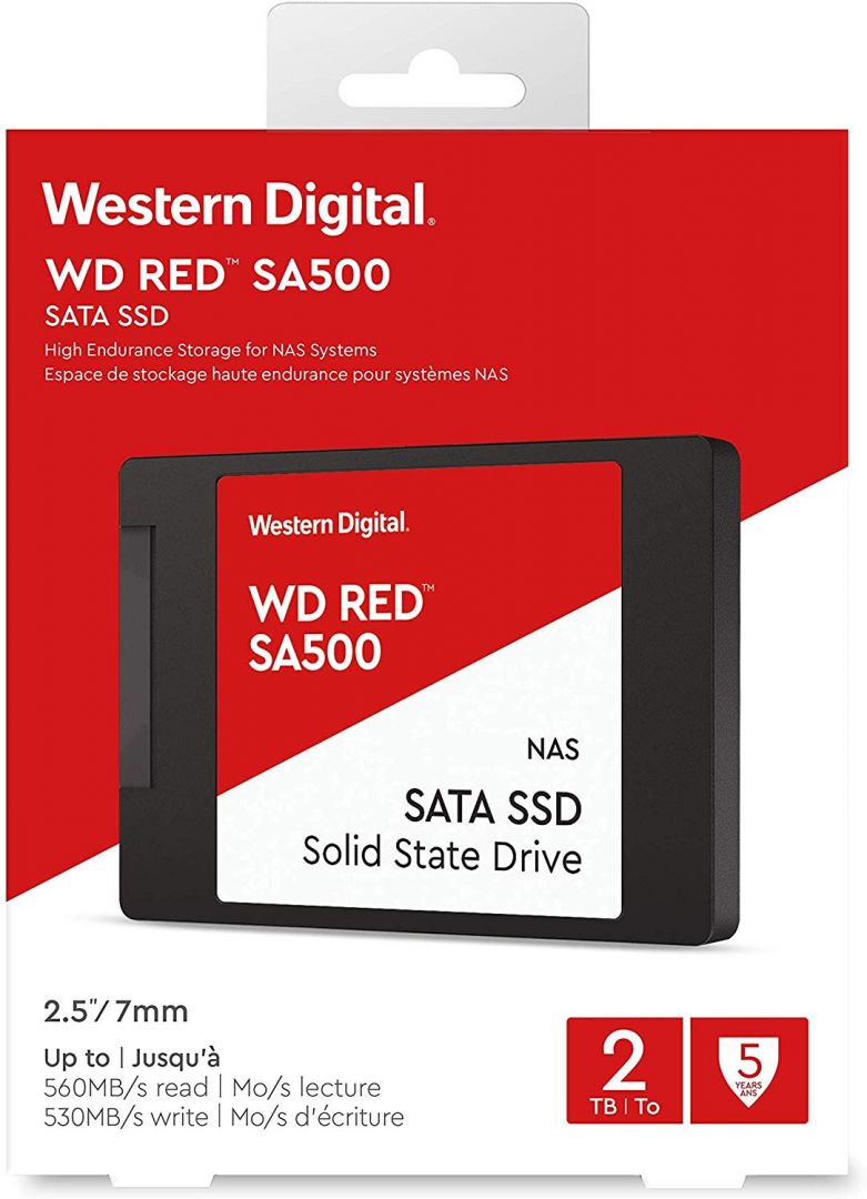Western Digital 2TB 2,5" SATA3 SA500 NAS Red