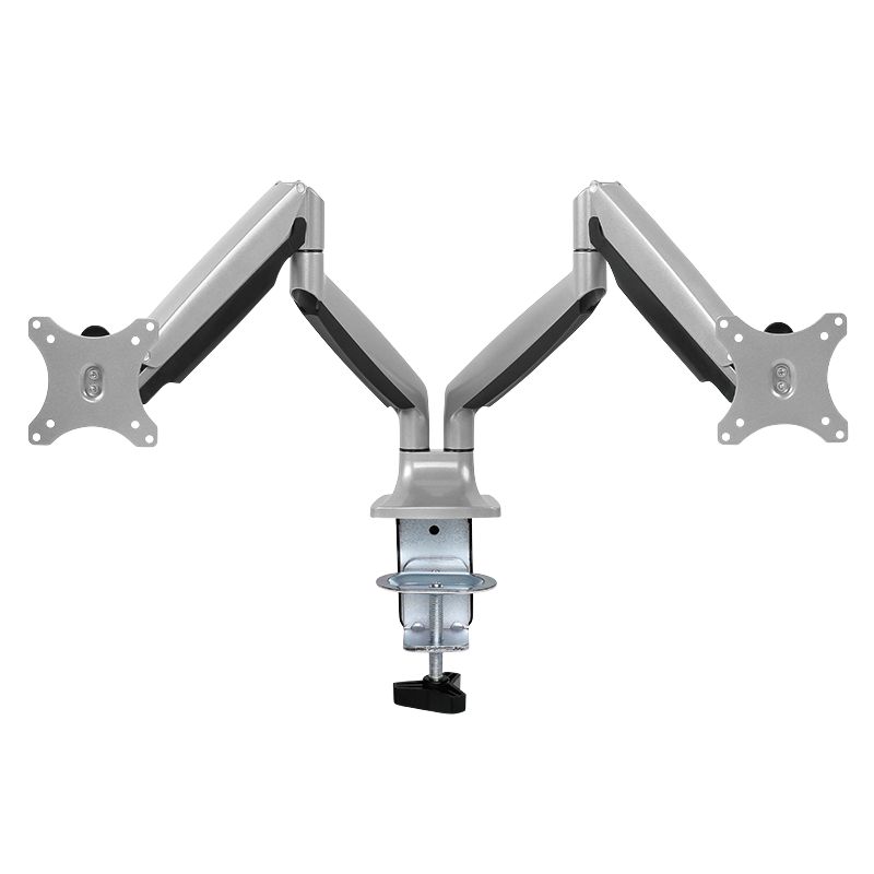 Logilink BP0043 Dual alumium monitor desk mount, tilt -90/+90, swivel -90/+90, level adjustment -90/+90