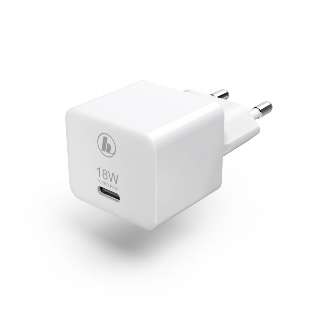 Hama Univerzális Hálózati töltő USB Type-C 3A, 27W White