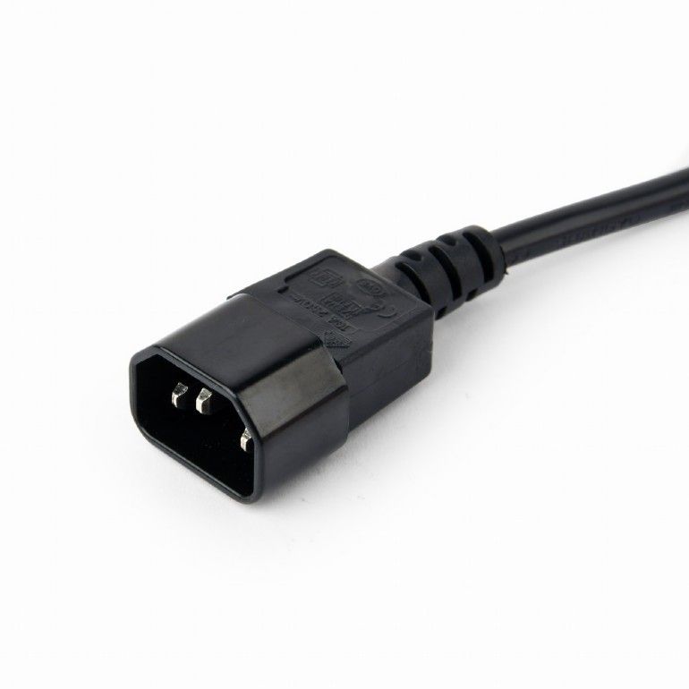 Gembird EG-PSU3-01 UPS power strip 3 Schuko sockets fused switch 0,6m cable Black