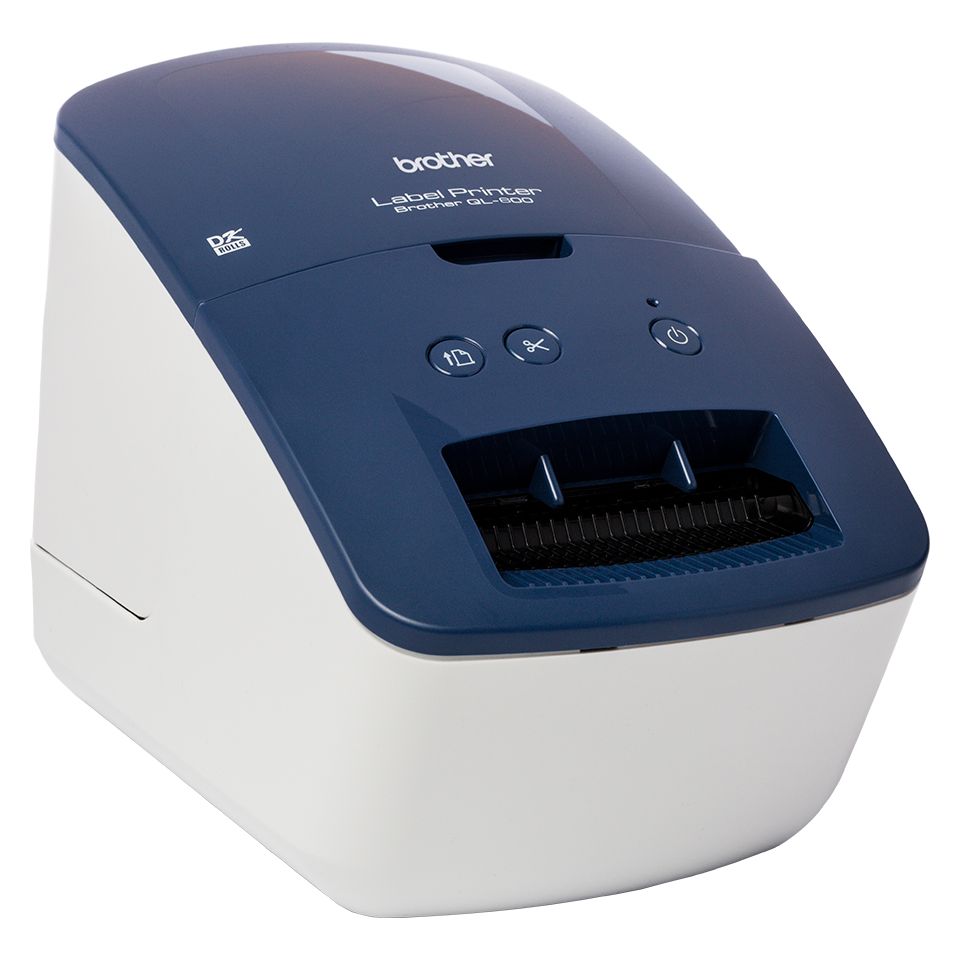Brother QL-600B Cimkenyomtató Blue/White