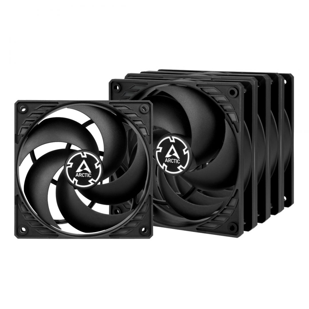 Arctic P12 PWM PST Value Pack (Black/Black)