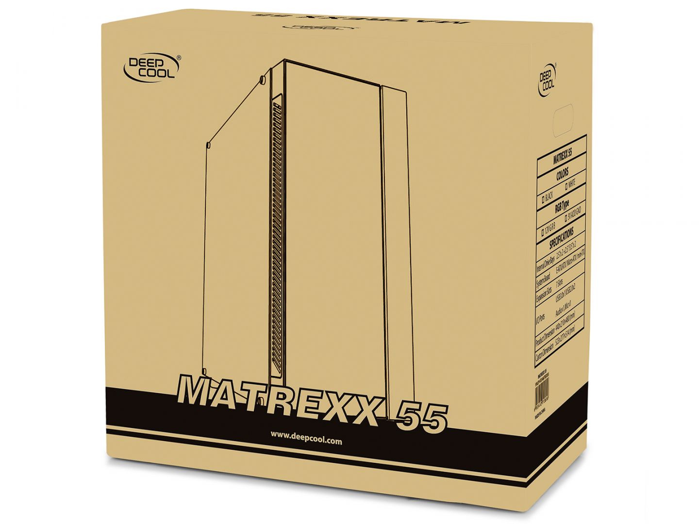 DeepCool Matrexx 55 Mesh Black