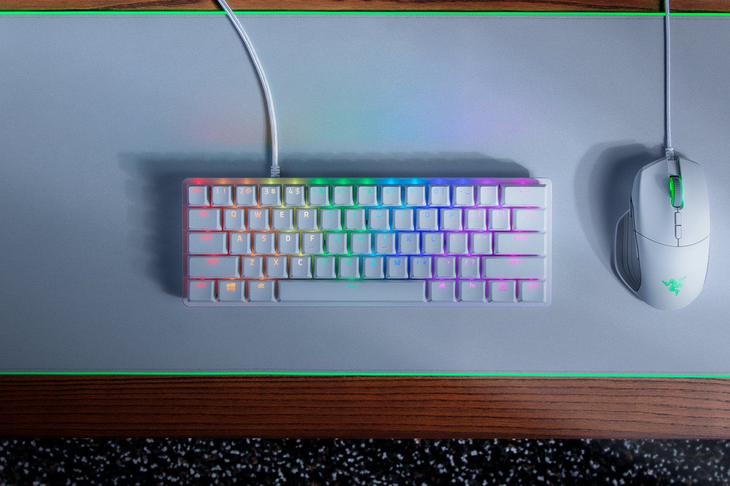 Razer Huntsman Mini Mercury Edition (Red Switch) White US