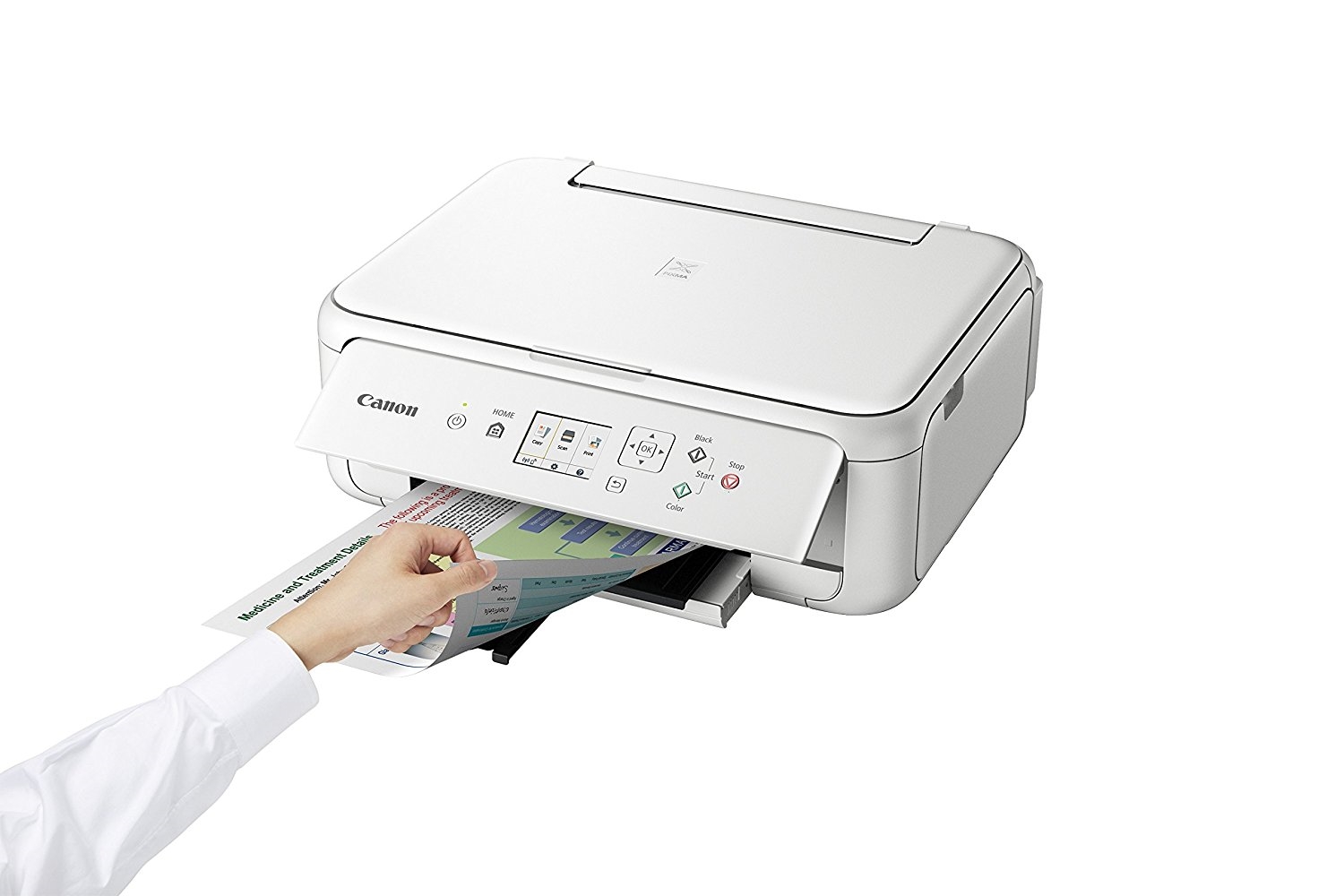 Canon TS5151 PIXMA wireless tintasugaras nyomtató/másoló/síkágyas scanner White