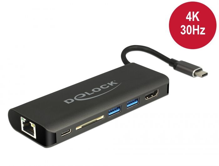 Dell USB Type-C 3.1 Docking Station HDMI 4K 30Hz Gigabit LAN and USB PD function