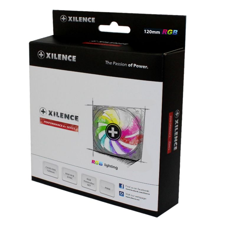 Xilence Performance A+ ház hűtő 120mm PWM RGB