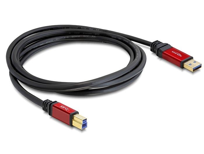 DeLock USB 3.0 Type-A male > USB 3.0 Type-B male 2m Premium cable