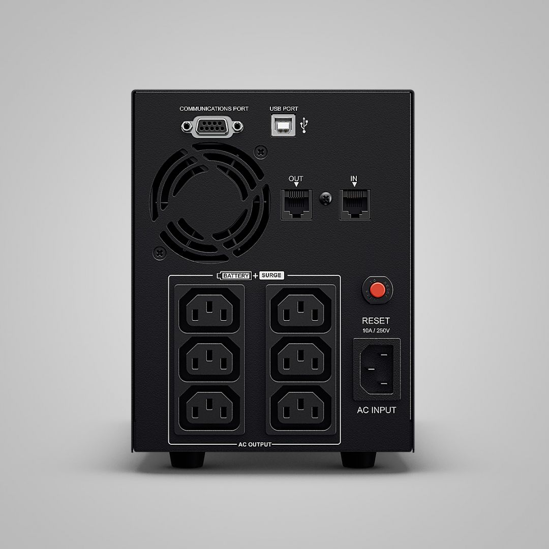 CyberPower VALUE2200EILCD 6 Din Surge 2200VA/1320W
