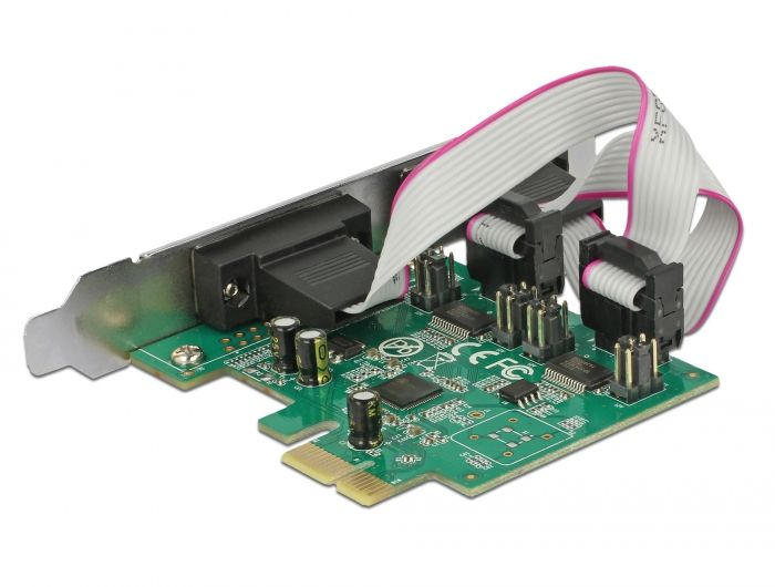 DeLock PCI Express Card > 2x Serial RS-232 high speed 921K with voltage supply