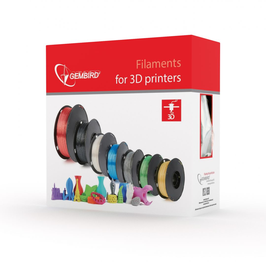 Gembird 3DP-CLN1.75-01 White 1,75mm 1kg