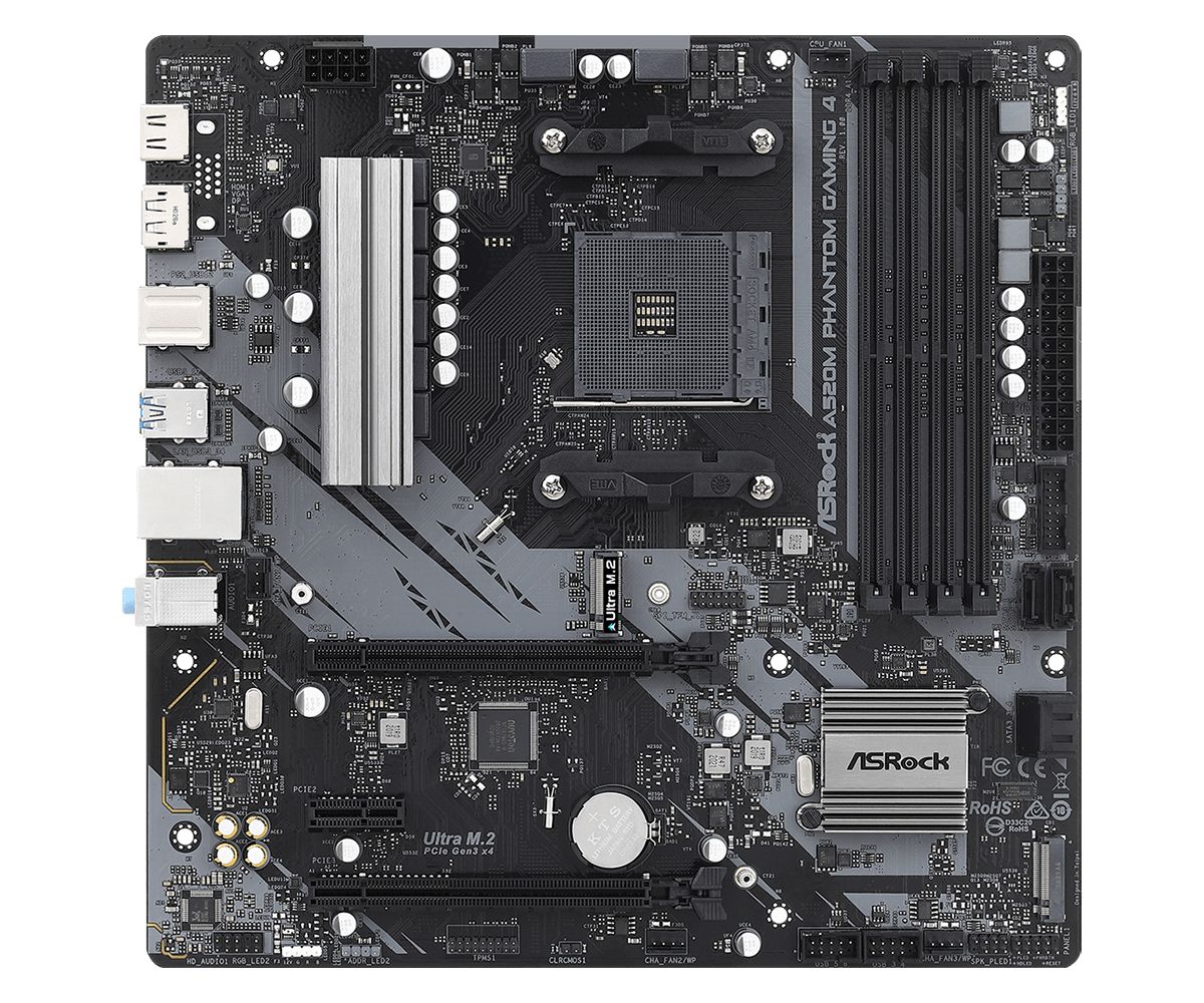 ASROCK A520M PHANTOM GAMING 4